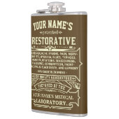 おもしろいノベルティパーソナライズされた – 全ヴィンテージ3 フラスク (左)