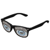 おもしろいノベルティブルーバグ眼眼鏡 キッズサングラス (アングル)