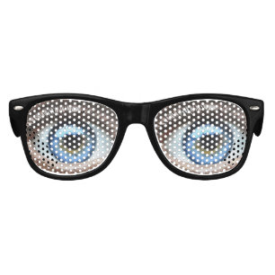 おもしろいノベルティブルーバグ眼眼鏡 キッズサングラス