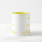 おもしろいノベルティマグ声、ほぼね、今にしてもいい話よ マグカップ (中央)