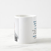 おもしろいノベルティムグショットパーソナライズされた文字と写真 コーヒーマグカップ (中央)