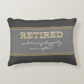 おもしろいノベルティリタイアギフト/枕アクセントピロー アクセントクッション (正面)