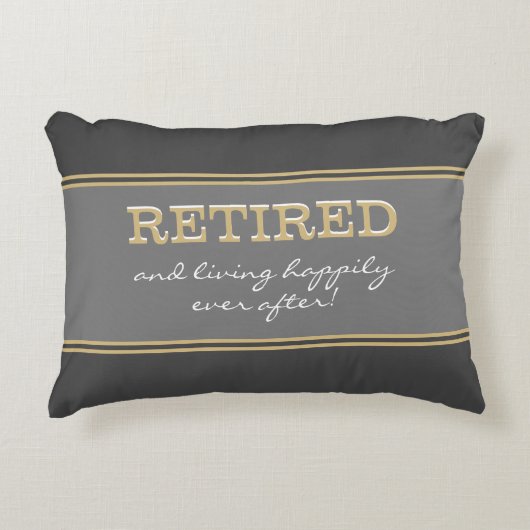 おもしろいノベルティリタイアギフト/枕アクセントピロー アクセントクッション (正面)