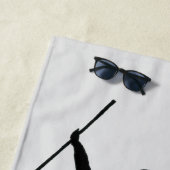 おもしろいノベルティロシアのプティンオンザリッツプンパロディ ビーチタオル (インサイチュ)