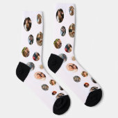 おもしろいノベルティ写真コラージュ ソックス (右)