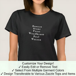 おもしろいノベルティ名お祝いゲーム01W Tシャツ