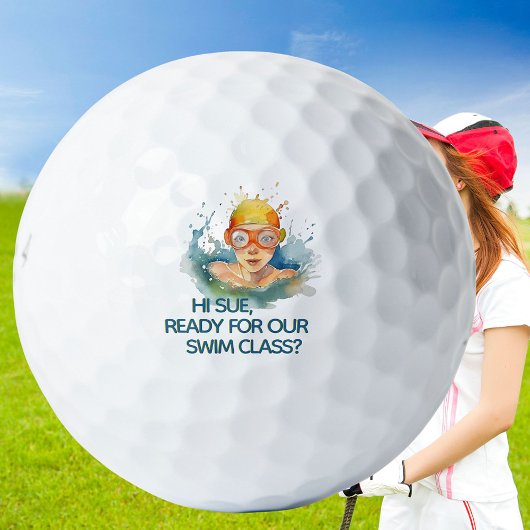 おもしろいノベルティ水穴名 ゴルフボール