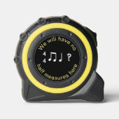 おもしろいノベルティ音楽ミュージカルパンユーモアテープメジャー メジャー (正面)