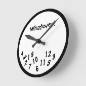 おもしろいノベルティ ラウンド壁時計 (傾斜)