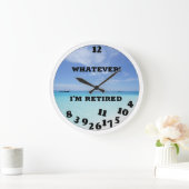 おもしろいノベルティ（大） ラージ壁時計 (ホーム)