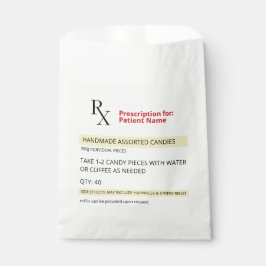 おもしろいノベルティRx処方箋ラベルキャンディハロウィーン フェイバーバッグ