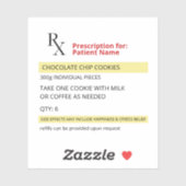 おもしろいノベルティRx処方箋ラベルシール シール (シート)