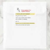 おもしろいノベルティRx処方箋Cookieラベルシール スクエアシール (バッグ)