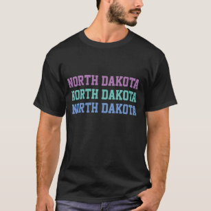 おもしろいノースダコタ州メンズTシャツ Tシャツ