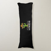 おもしろいハイキングラバーユーモアギフトおもしろいミームことわざ ボディピロー (正面縦)