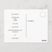 おもしろいハイランドカウクリームニューアドレス ポストカード (裏面)