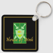 おもしろいハウスオブディンク漬物用クレスト キーホルダー (裏面)
