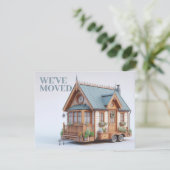 おもしろいハウスオンホイール、引っ越しました招待状 招待状 (スタンド正面)