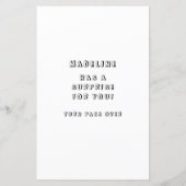 おもしろいハウススリーポバーパーティーカラーリングページ7 (裏面)