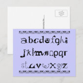 おもしろいハガキ ポストカード (正面/裏面)