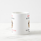 おもしろいハグ欠乏試験 コーヒーマグカップ (中央)