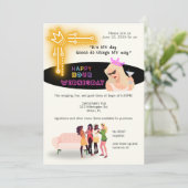 おもしろいハッピーアワー水曜日招待状for Women 招待状 (スタンド正面)