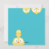 おもしろいハッピーイースターの熱狂するお前 | シーズンカード (裏面)