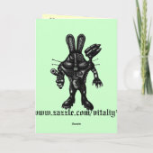 おもしろいハッピーイースターカード シーズンカード (裏面)