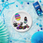 おもしろいハッピーイースター紙プレート ペーパープレート (パーティー)