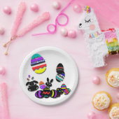 おもしろいハッピーイースター紙プレート ペーパープレート (パーティー)