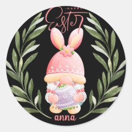 おもしろいハッピーイースター ラウンドシール