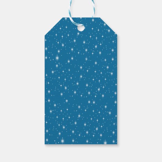 おもしろいハッピースキー雪だるま ギフトタグ (裏面)