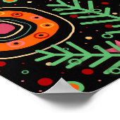 おもしろいハッピーダード親切インスパイアな学校 ポスター (角)