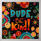 おもしろいハッピーダード親切インスパイアな学校 ポスター (正面)