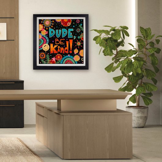 おもしろいハッピーダード親切インスパイアな学校 ポスター