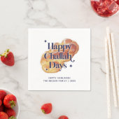 おもしろいハッピーチャラ日ハヌッカウォーター色ナプキン スタンダードカクテルナプキン (インサイチュ)