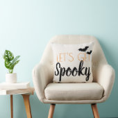 おもしろいハッピーハローウィンこうもり「Let's Get 不気味」 クッション (椅子)