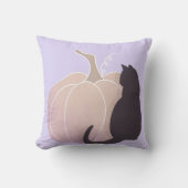 おもしろいハッピーハローウィンカボチャ猫 クッション (正面)