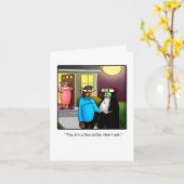 おもしろいハッピーハローウィングリーティングカード カード (黄色い花)