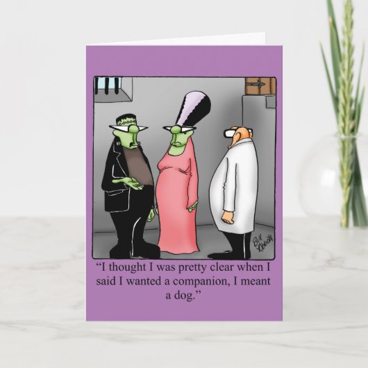 おもしろいハッピーハローウィングリーティングカード カード (正面)