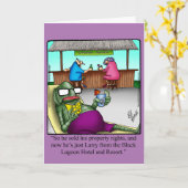 おもしろいハッピーハローウィングリーティングカード カード (黄色い花)