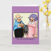 おもしろいハッピーハローウィングリーティングカード カード (黄色い花)