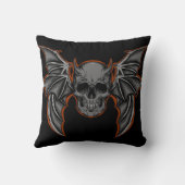 おもしろいハッピーハローウィンスカル クッション (裏面)