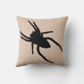 おもしろいハッピーハローウィンスパイダーラップ クッション (裏面)
