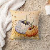 おもしろいハッピーハローウィンパンプキン装飾用クッション クッション (ブランケット)