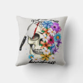 おもしろいハッピーハローウィンフローラ糖スカルトリックトリート クッション (裏面)