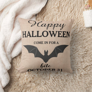 おもしろいハッピーハローウィン10月31日 クッション