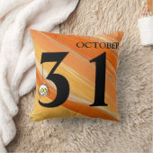 おもしろいハッピーハローウィン10月31日 クッション (ブランケット)