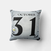 おもしろいハッピーハローウィン10月31日 クッション (裏面)