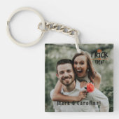 おもしろいハッピーハローウィン キーホルダー (正面)